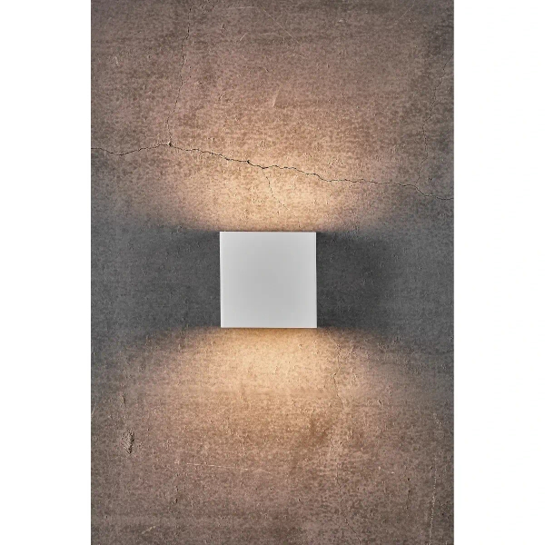 Regulowana lampa ścienna do ogrodu TURN 2019061001 LED 13W 2700K IP54 biała