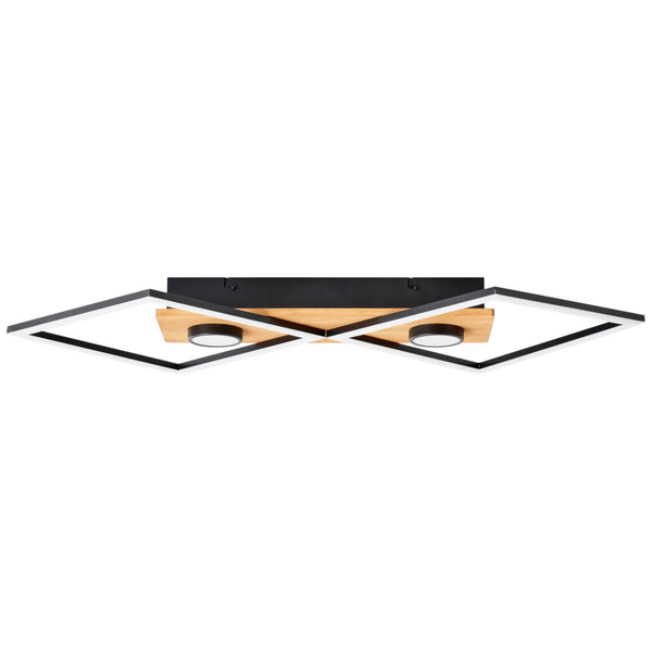 Lampa sufitowa metalowa Woodbridge G99756/76 LED 32W 3000K czarna