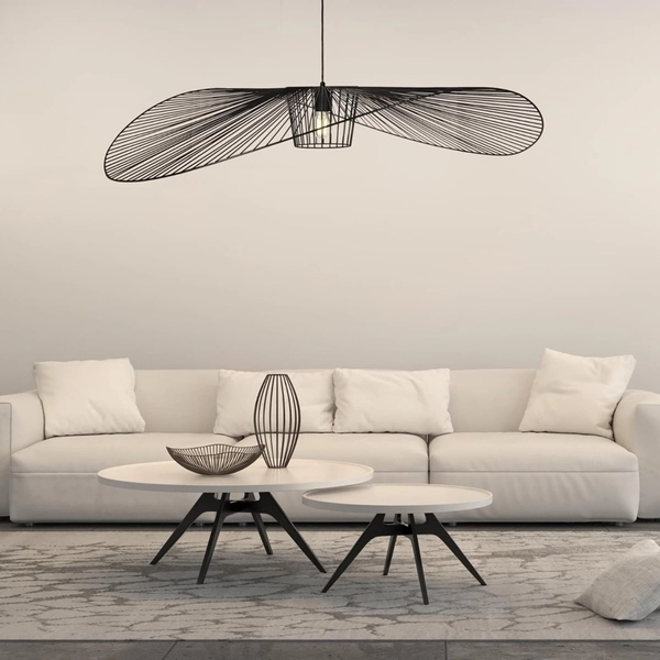 Druciana LAMPA wisząca KP-21 CZARNY Kaja industrialna OPRAWA metalowy zwis