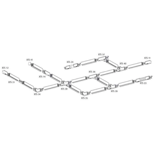 Reflektorowa LAMPA sufitowa FUSSA 6602 Shilo regulowana tuba OPRAWA metalowa do systemu szynowego 3-fazowego czarna