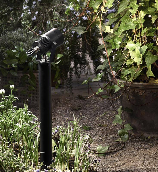 Zewnętrzna lampa ruchoma Garden LED 6W 3000K IP44 czarna