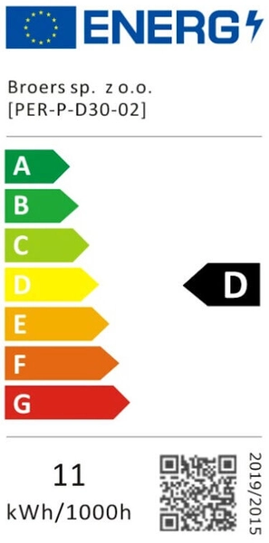 Wisząca lampa do jadalni Perla CGPERLA-D30 Copel LED 11W 3000K balls szklana biała
