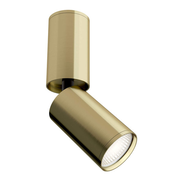 Sufitowa LAMPA plafon FOCUS S C051CL-01MG Maytoni metalowa OPRAWA kinkiet tuba regulowana matowa złota