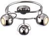 Lampa sufitowa Salva K-8002/3G CHR z reflektorkami chrom