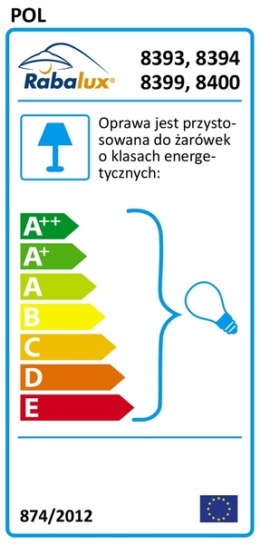 Zewnętrzna LAMPA wisząca TOSCANA 8394 Rabalux IP43 metalowa OPRAWA ogrodowa vintage outdoor złoto antyczne