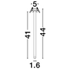 Lampa regulowana wpuszczana ARANI LE44703 LED 4W 3000K tuba czarny