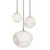 Złoty żyrandol 3-płomienny CLOE 11064305 kule balls do jadalni