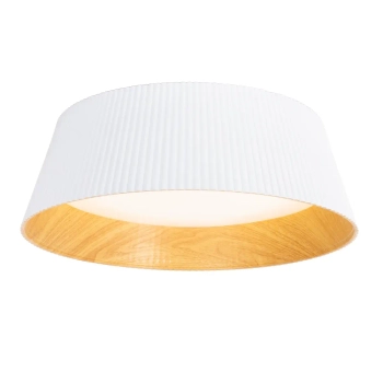 Nowoczesna lampa sufitowa FABIO C0283 biała LED 36W 3000K 46cm