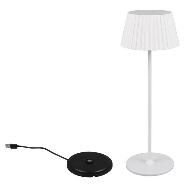 Lampa tarasowa na stół Suarez R57706131 LED 2W 3000K IP44 biała