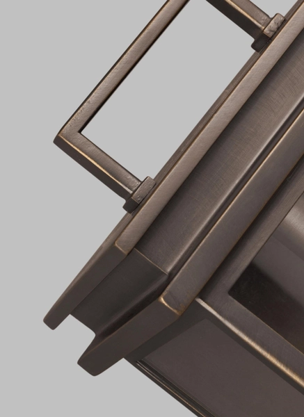 Kinkiet zewnętrzny FE-GLENVIEW-S Feiss industrialny brązowy