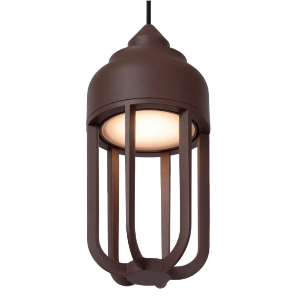 Zewnętrzna wisząca lampa Wells 33810/08/97 LED 8W 2700K IP54 brązowy