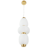 Zwieszana lampa BRILLA ST-CP241210-3L złota LED 69W 3000K złoty biały