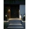 Metalowa lampa ścienna na taras PONTIO 2218171003 IP54 czarny