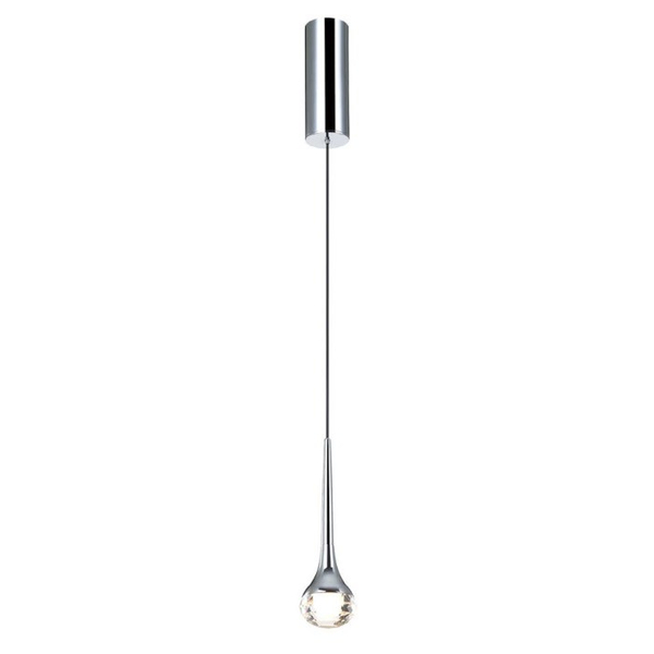 Nowoczesna lampa wisząca CRIMA OR80322 LED 6W Orlicki łezka  chrom