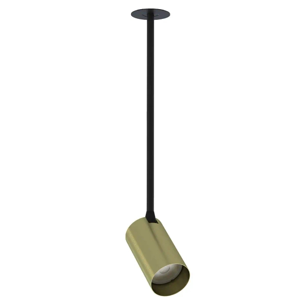 Ruchoma lampa sufitowa tuba MONO 7742 do kuchni mosiądz