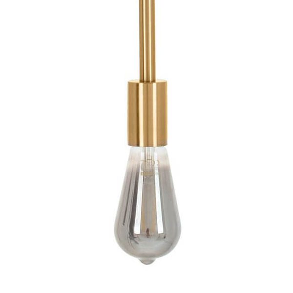 Klasyczna ścienna lampa Riva MSE010100394 Moosee metalowa złota