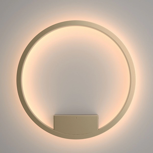 Ścienna lampa Rim MOD058WL-L25BS3K Maytoni LED 25W 3000K koło mosiądz