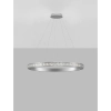 Pierścieniowa lampa wisząca MONTALO LE45404 LED 60W 3000K kryształy srebrne