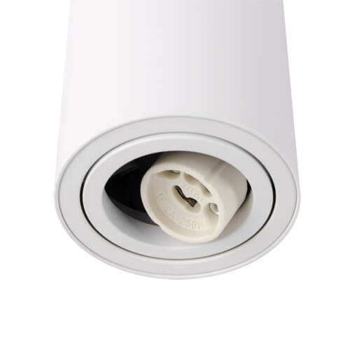 Spot LAMPA sufitowa BEMOL 03538 Ideus metalowa OPRAWA reflektorek tuba biała