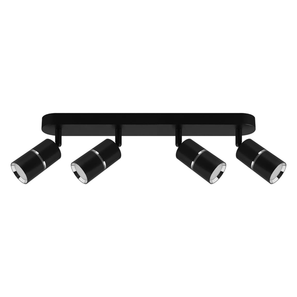 Sufitowa lampa do salonu DIOR SPT 4266 Ideus spoty metal chrom czarna