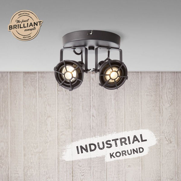 Reflektorki sufitowe Jesper G54324/86 LED 10W 3000K loft czarne