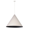 Stożkowa lampa wisząca VESUVIO 41075 skandynawska beżowa czarna