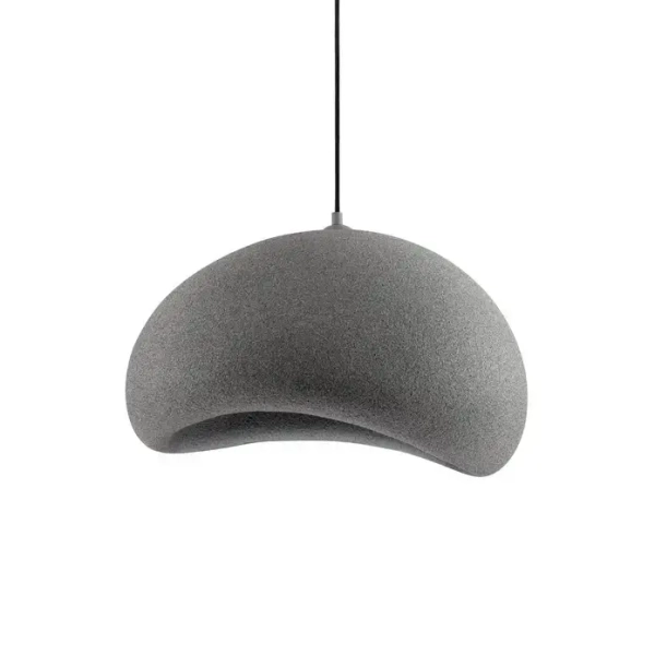 Salonowa lampa wisząca PALINZA LE45320 nad stół kopuła szara