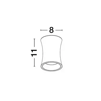 Nasufitowa lampa BELVIRO LE45298 do jadalni betonowa czerwona