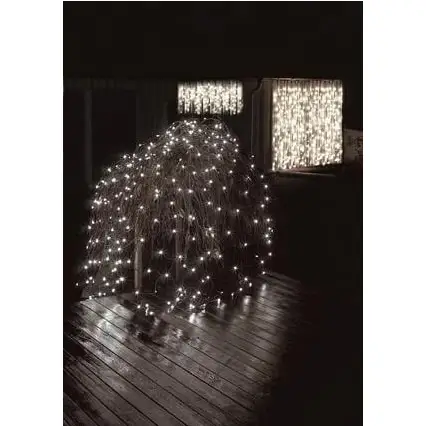 Świetlna zasłona 702908 Markslojd dekoracyjna 200 LED 18,4W czarna ciepła