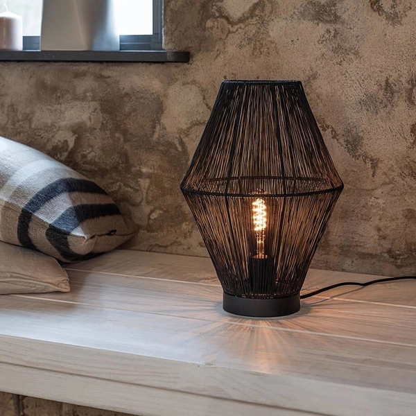 Industrialna lampka stołowa Casa 108666 Markslojd metalowa czarny