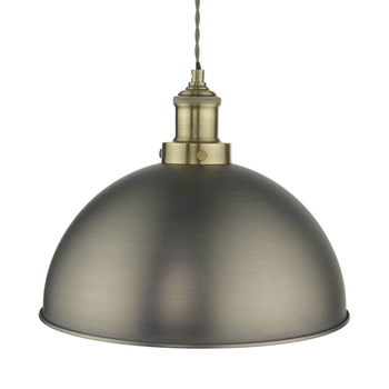 Lampa wisząca kopuła Governor GOV0161 do salonu chrom mosiądz
