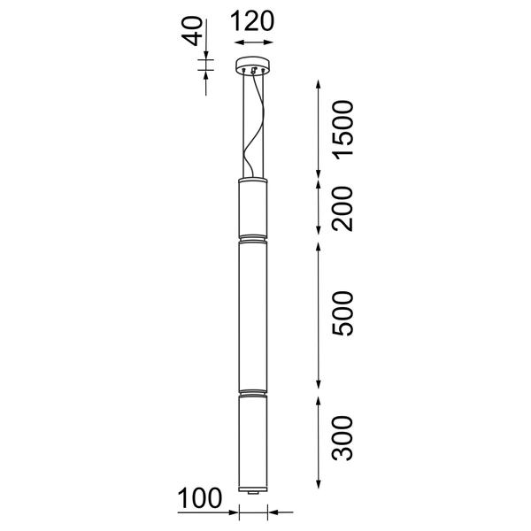 Ryflowana lampa zwisająca Merezi 2 5217 LED 30W 3000K szklany mosiądz patyna