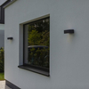 Zewnętrzny kinkiet ścienny GEMINI 5602734118 Lutec IP44 prostokąt antracyt
