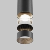 Wisząca lampa Focus Led P072PL-L12B4K-1 LED 12W 4000K tubka czarna