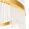 Lampa wisząca kryształowa HESTIA złota ST-4999-100 1xLED 60W 3000K nad stół