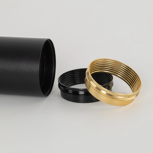 Potrójna lampa sufitowa Amis 10634 tubki do salonu czarne złote