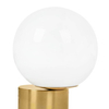 Lampa stołowa Parla MSE010300141 szklana kula biała złota