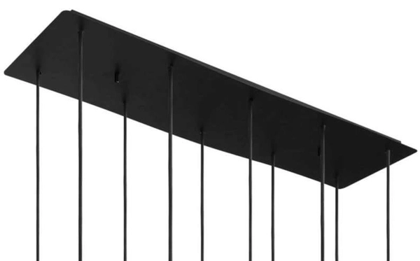 LAMPA wisząca LASER 8923 Nowodvorski prostokątna OPRAWA metalowy ZWIS tuby czarne