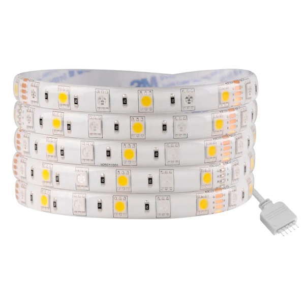 Wodoodporna taśma LED 319326 24W 5m RGB+4000K biała