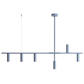 Wisząca lampa designerska Trevo 1104K16 Aldex niebieska