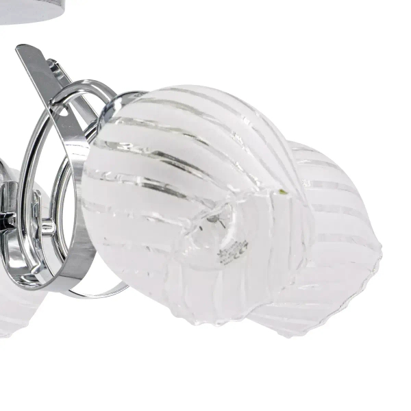 Sufitowa lampa sypialniana 7138/5 8C nad łóżko chrom