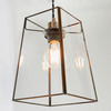 Klosz do lampy wiszącej Beaumont 60892 szklana przezroczysty mosiądz