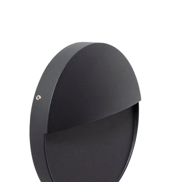 Elewacyjna lampa Lunaria ABR-LZKO-C LED 6W 2200-4000K IP54 okrągły czarny