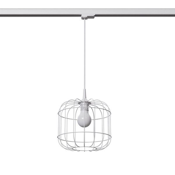 Wisząca lampa druciana z żarówką CELTA MYL.00371 trzyfazowa biały