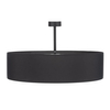 Okrągły plafon sypialniany Rondo 4245 TK Lighting tkaninowy czarny biały