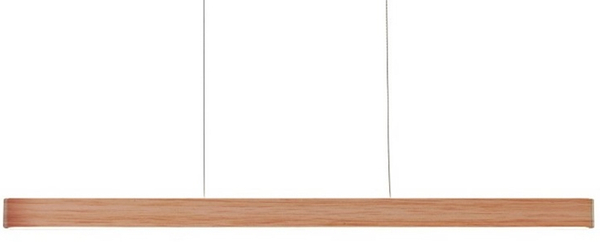 Lampa wisząca Olivier AZ5106 LED 50W 3000K podłużna drewniana