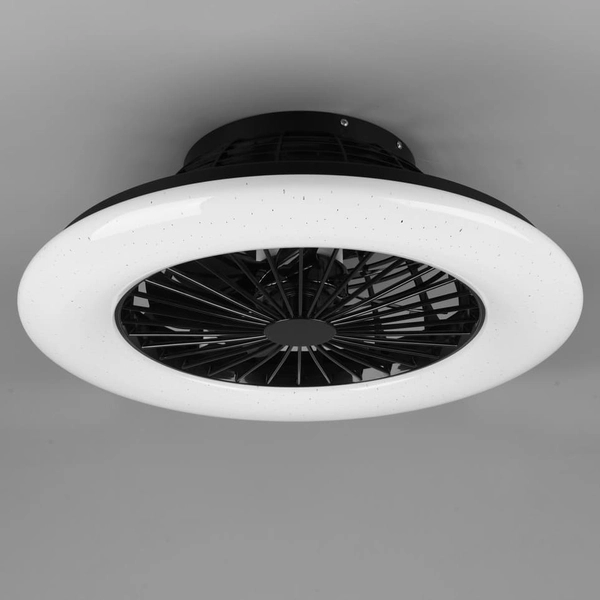 Lampowentylator na sufit STRALSUND R62522132 RL Light LED 30W 3000-6500K na pilot czarny