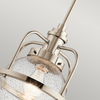 Wisząca lampa nad stół QN-TRIOCENT-P-PN kula nikiel