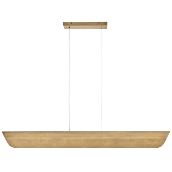 Podłużna lampa wisząca Arco HK-ARCO-LED-LP-117-HB LED 43W 3000K mosiądz