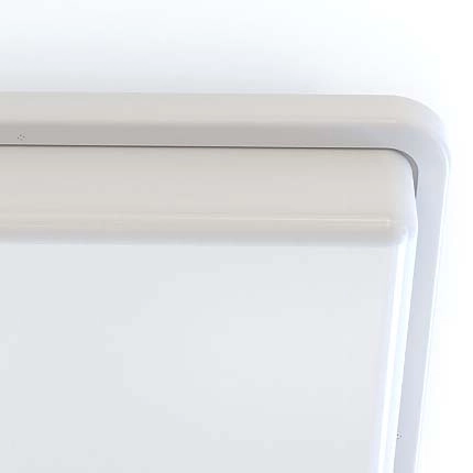 Kwadratowa lampa łazienkowa Tahoe 10037 plafon biały sufitowy